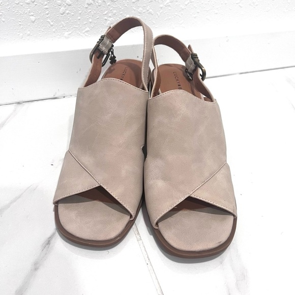 Lucky Brand Tesyna Women's Tan Sandals 11 - Picture 6 of 10